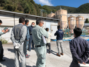 養豚場視察