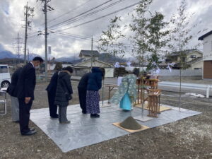 新築住宅地鎮祭